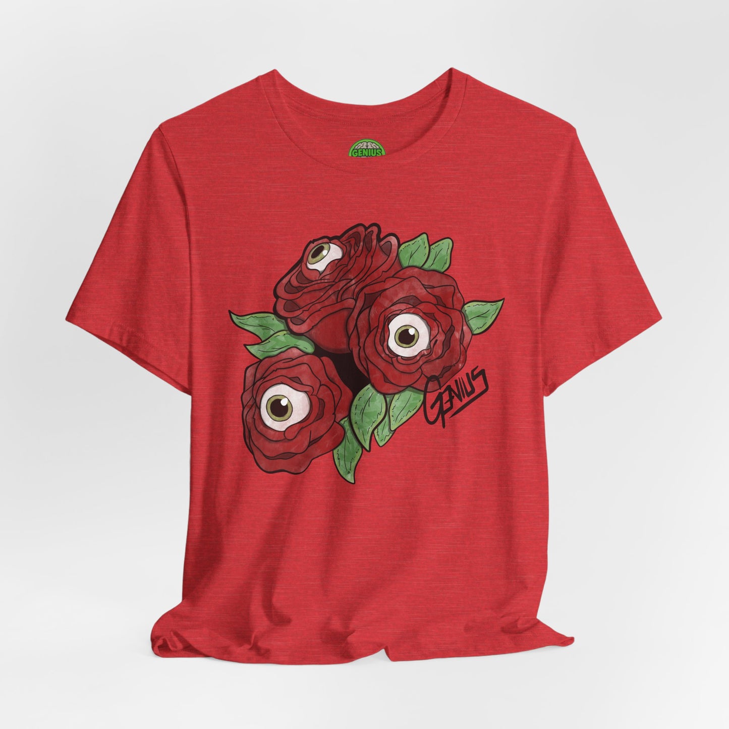 "Unblinking Roses" Eyeball Roses Graphic T-Shirt