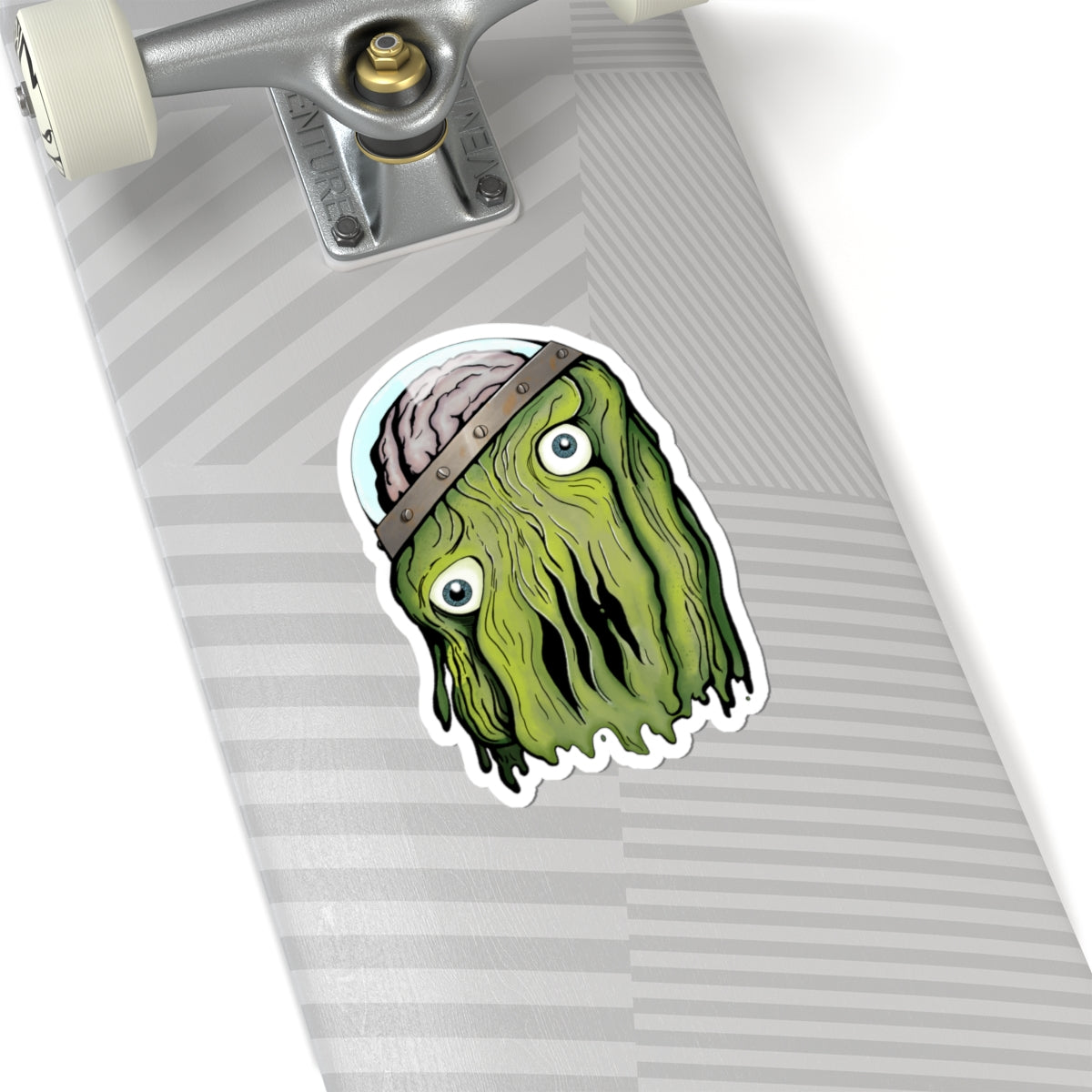 "Alpha" Sentient Slime Sticker — Kiss‑Cut Decal for Laptops & Gear