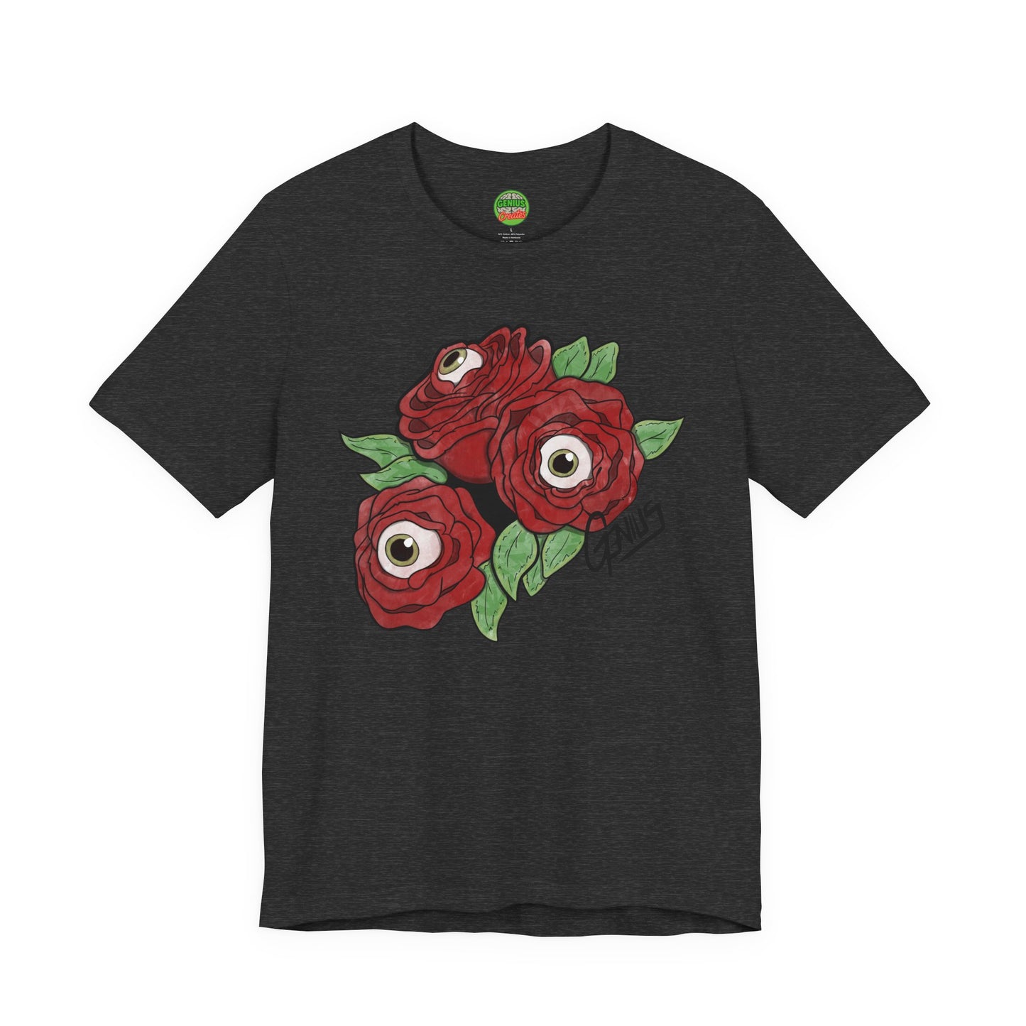 "Unblinking Roses" Eyeball Roses Graphic T-Shirt