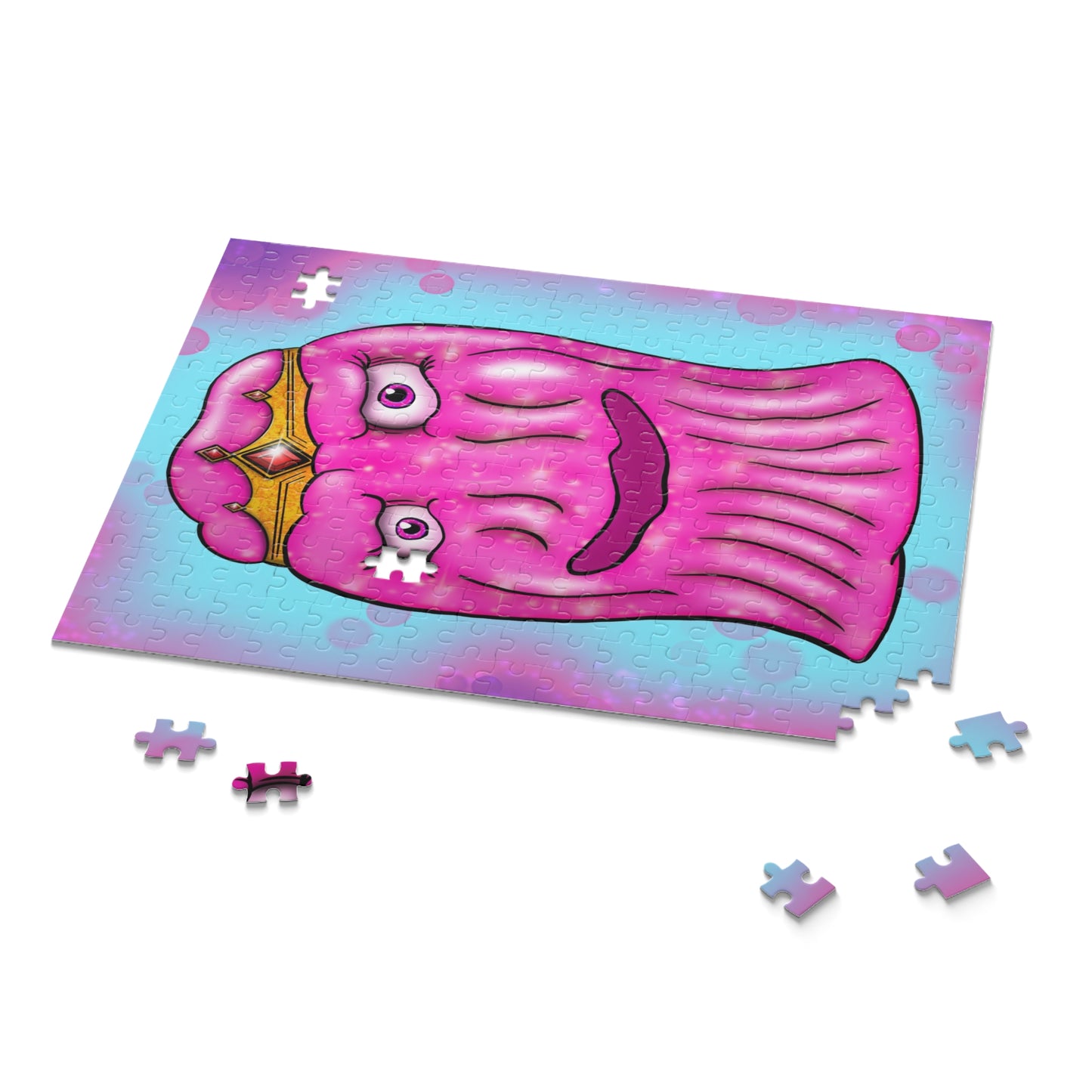 Sentient Slime Princess Puzzle — Whimsical 120/252/500-Piece Jigsaw for Kids & Gift
