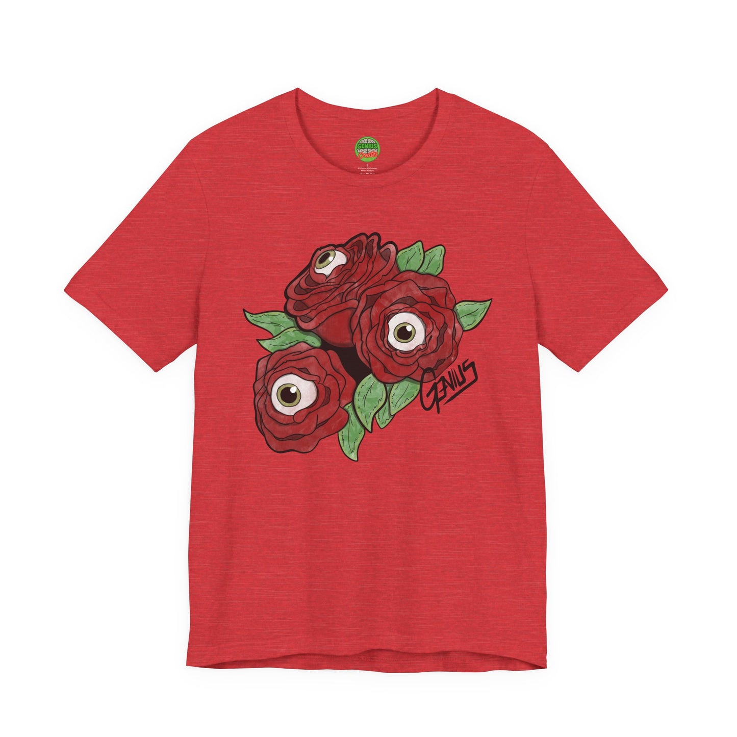 "Unblinking Roses" Eyeball Roses Graphic T-Shirt