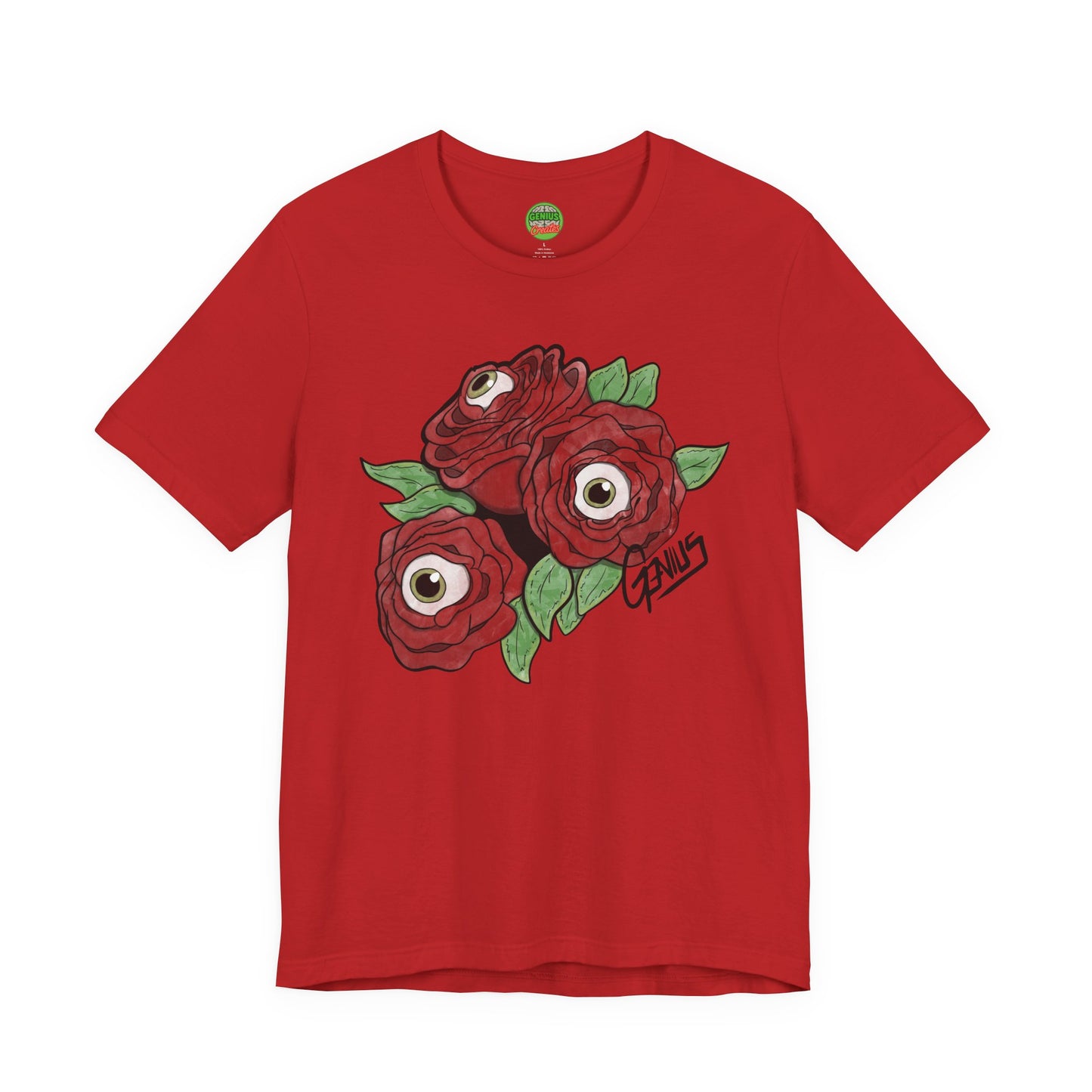 "Unblinking Roses" Eyeball Roses Graphic T-Shirt