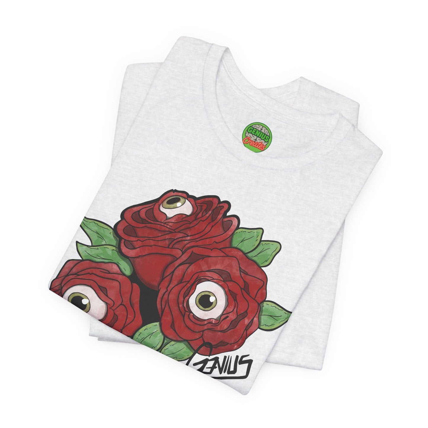 "Unblinking Roses" Eyeball Roses Graphic T-Shirt