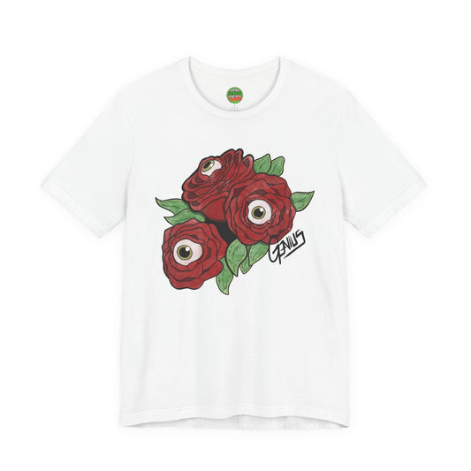 "Unblinking Roses" Eyeball Roses Graphic T-Shirt