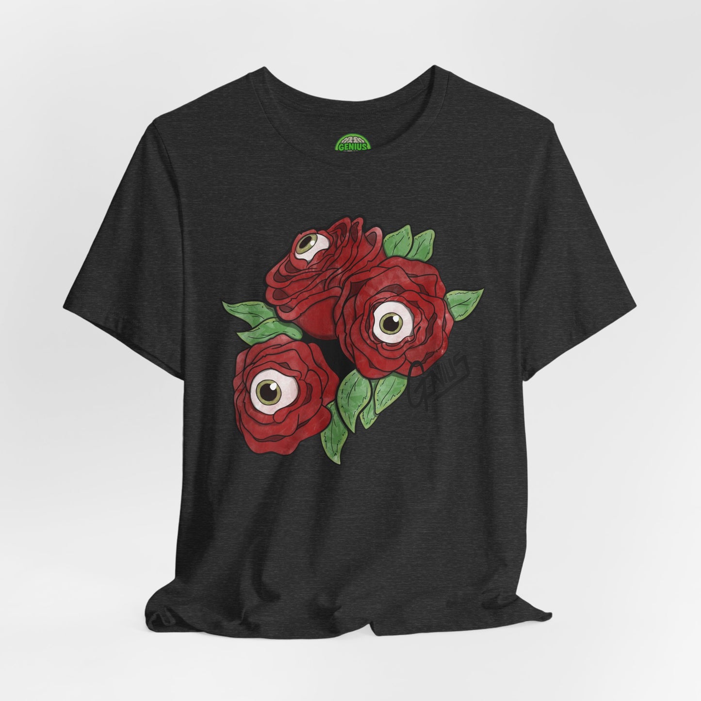 "Unblinking Roses" Eyeball Roses Graphic T-Shirt