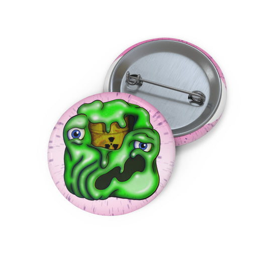 Toxic Sludge Pin Button — Sentient Slime