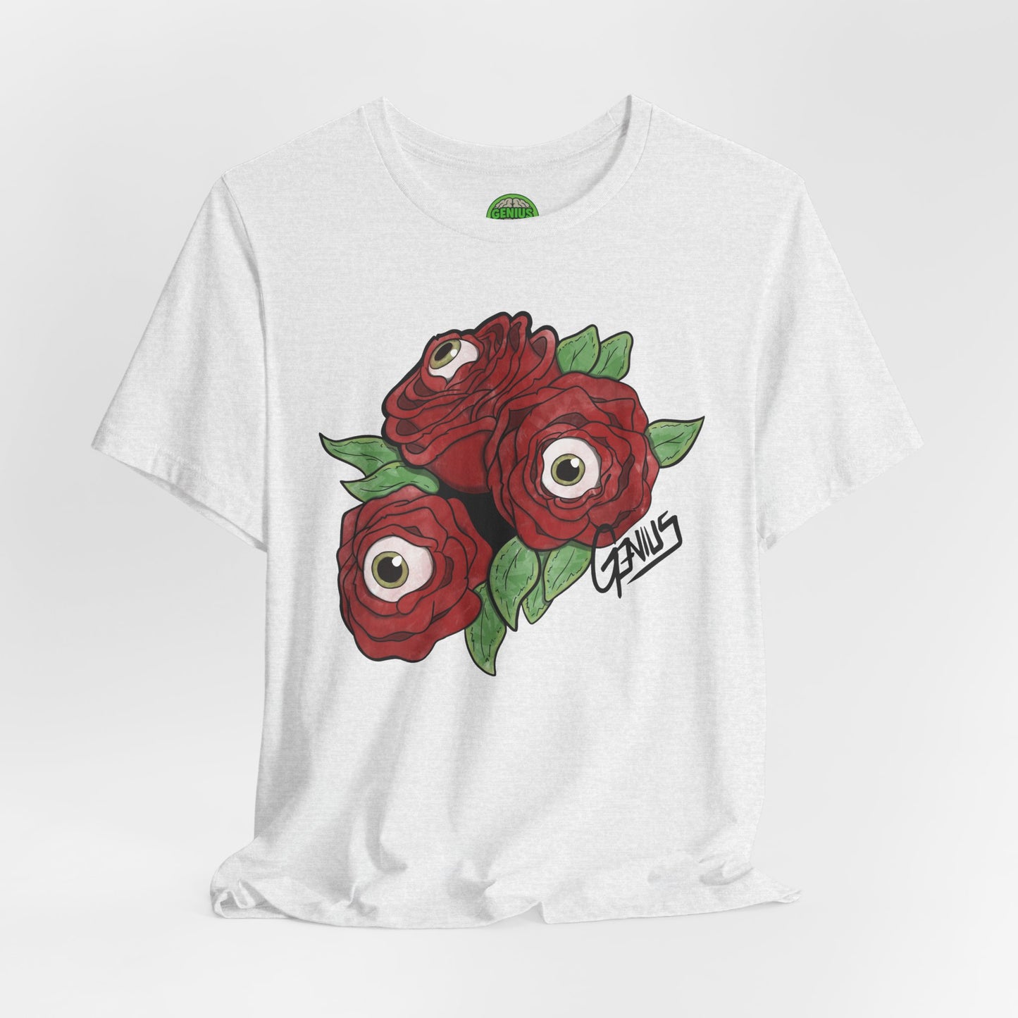 "Unblinking Roses" Eyeball Roses Graphic T-Shirt
