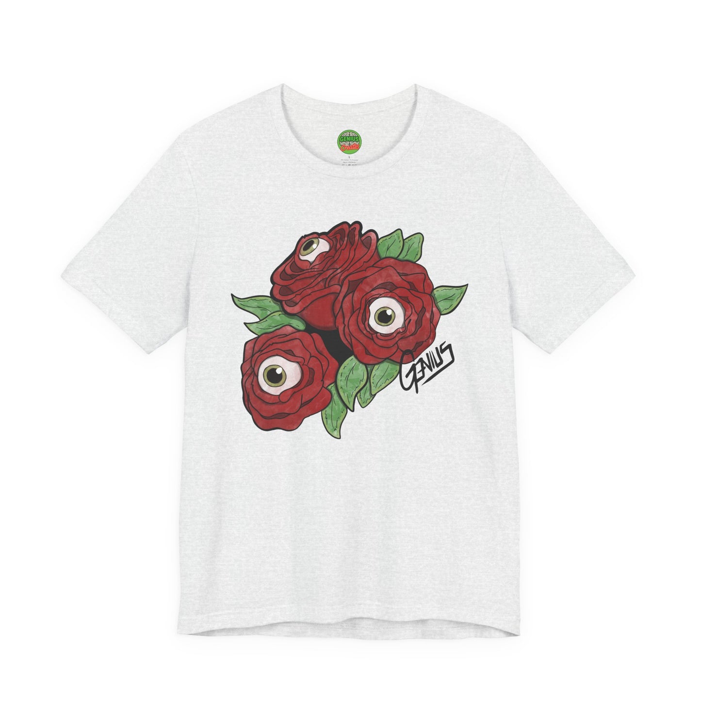 "Unblinking Roses" Eyeball Roses Graphic T-Shirt