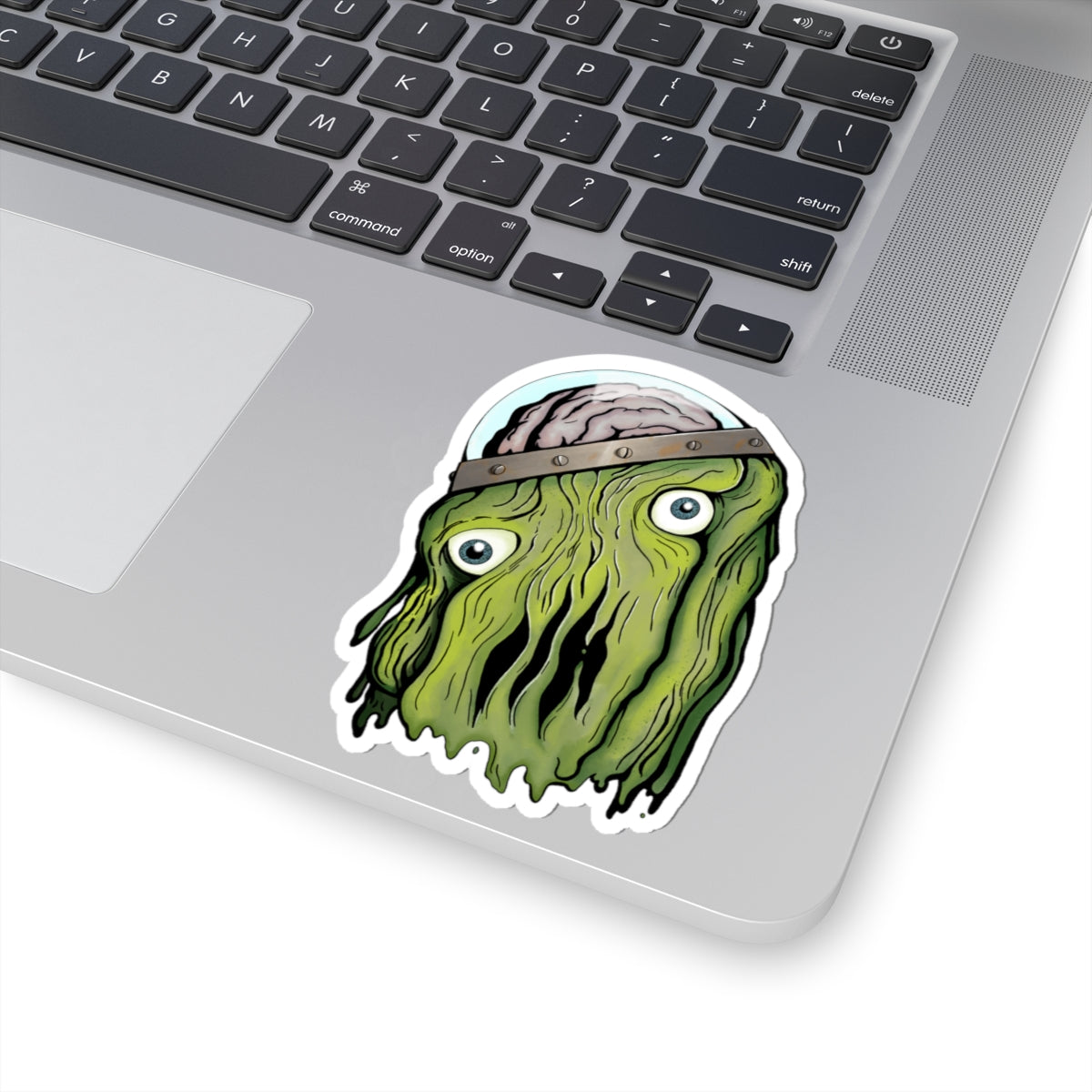 "Alpha" Sentient Slime Sticker — Kiss‑Cut Decal for Laptops & Gear