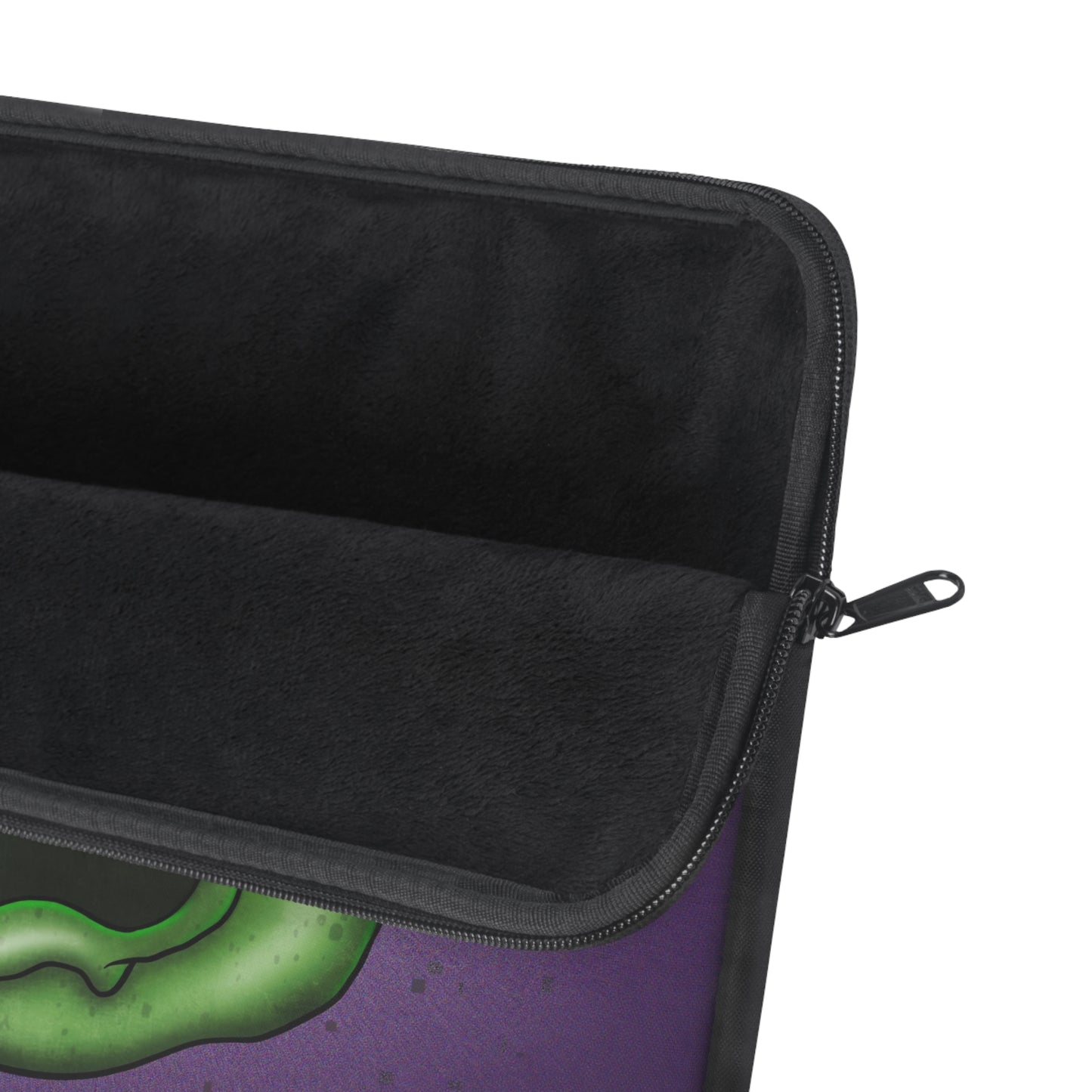 Laptop Sleeve — Gooey Monster TV Design (Green Slime)