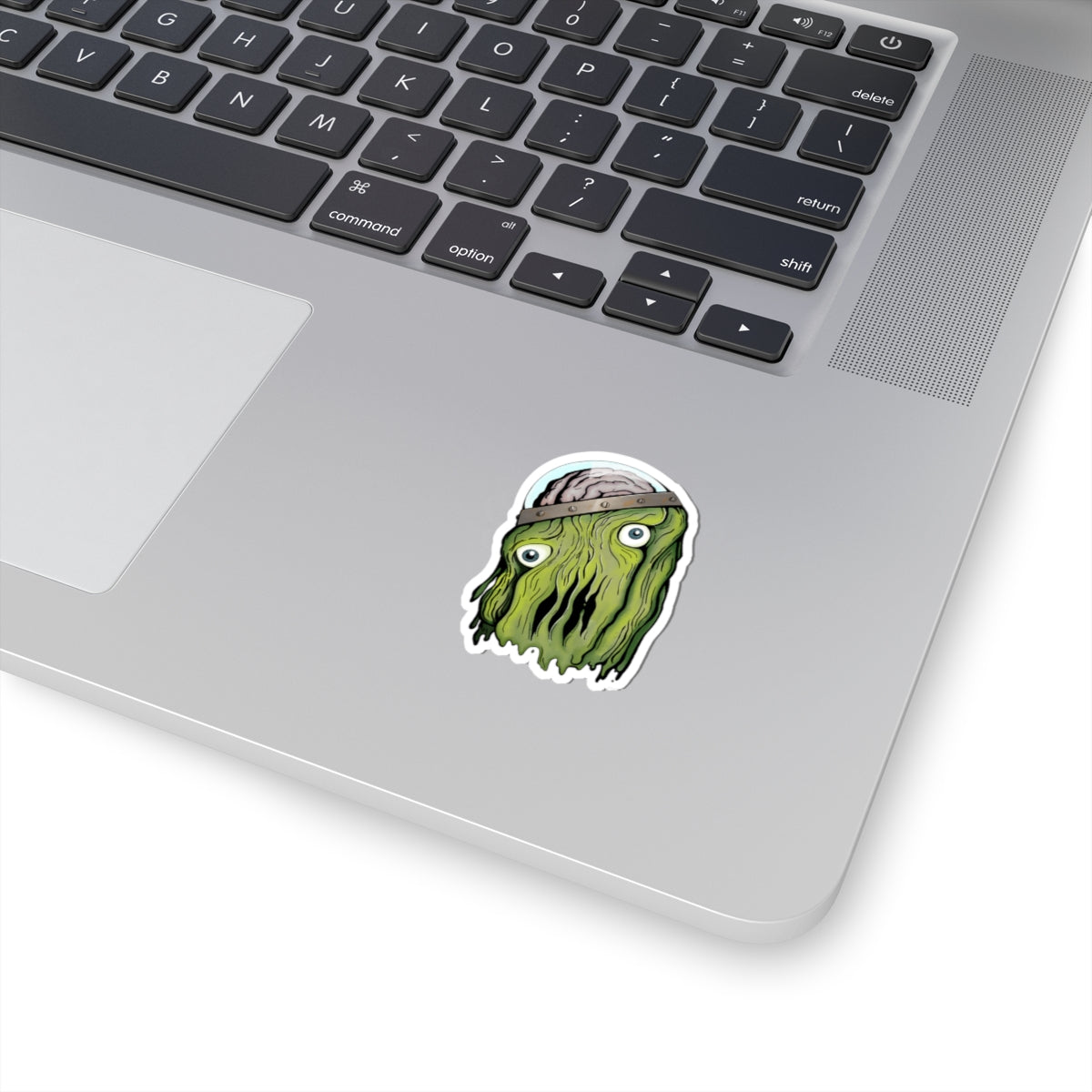 "Alpha" Sentient Slime Sticker — Kiss‑Cut Decal for Laptops & Gear