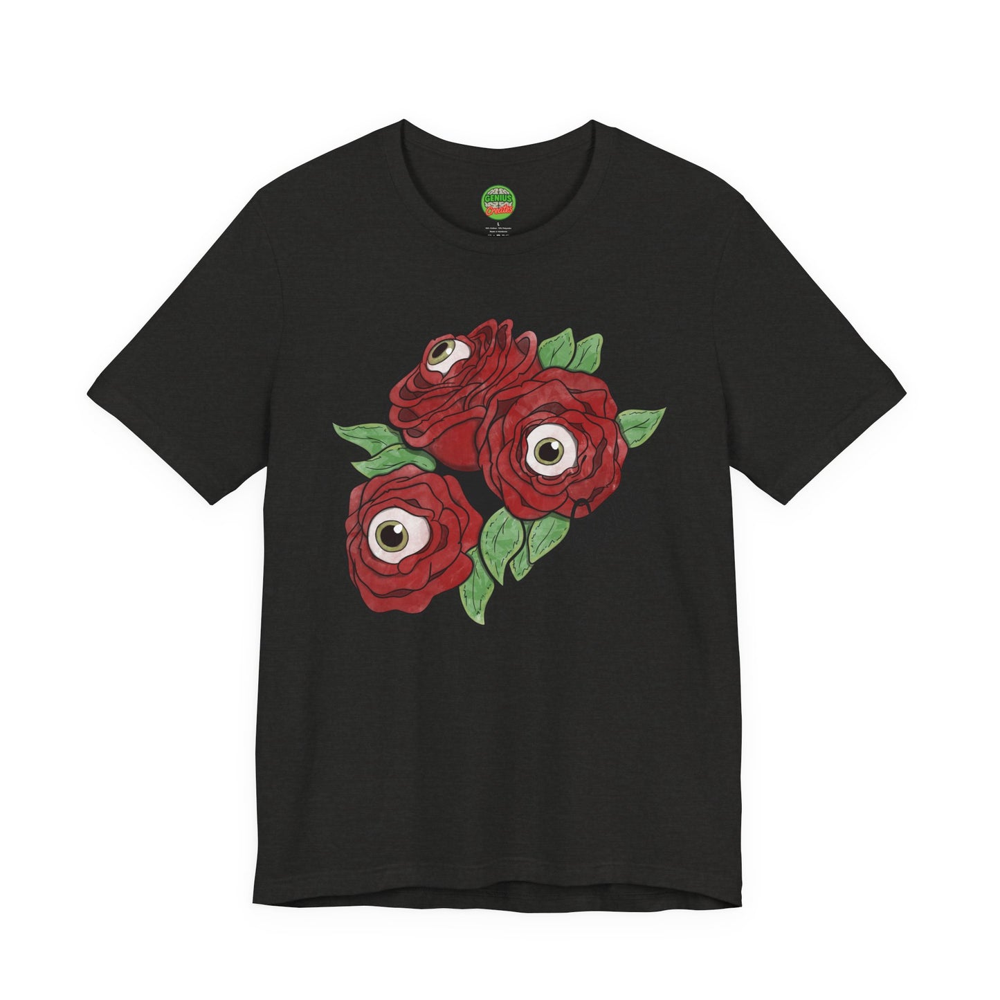 "Unblinking Roses" Eyeball Roses Graphic T-Shirt