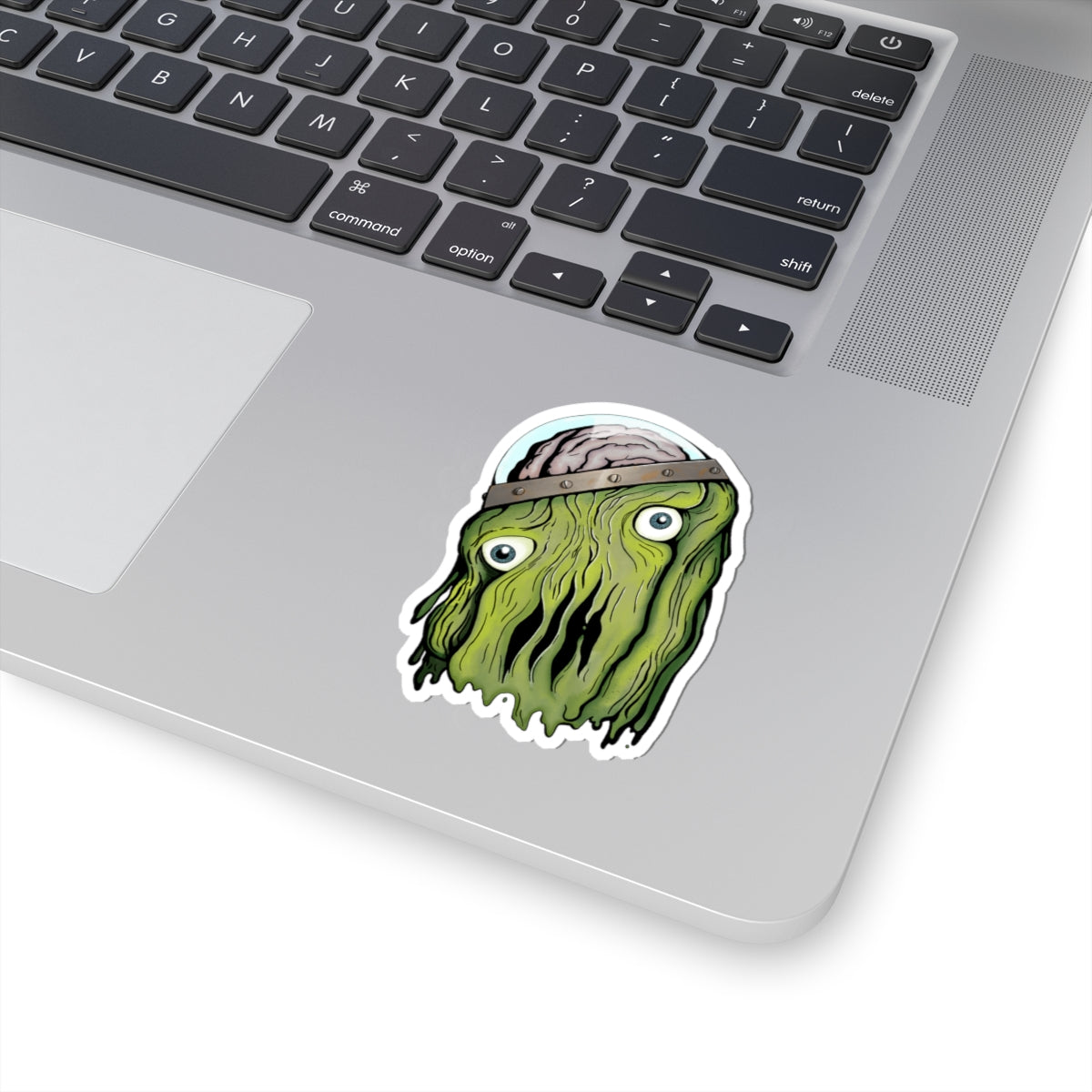 "Alpha" Sentient Slime Sticker — Kiss‑Cut Decal for Laptops & Gear