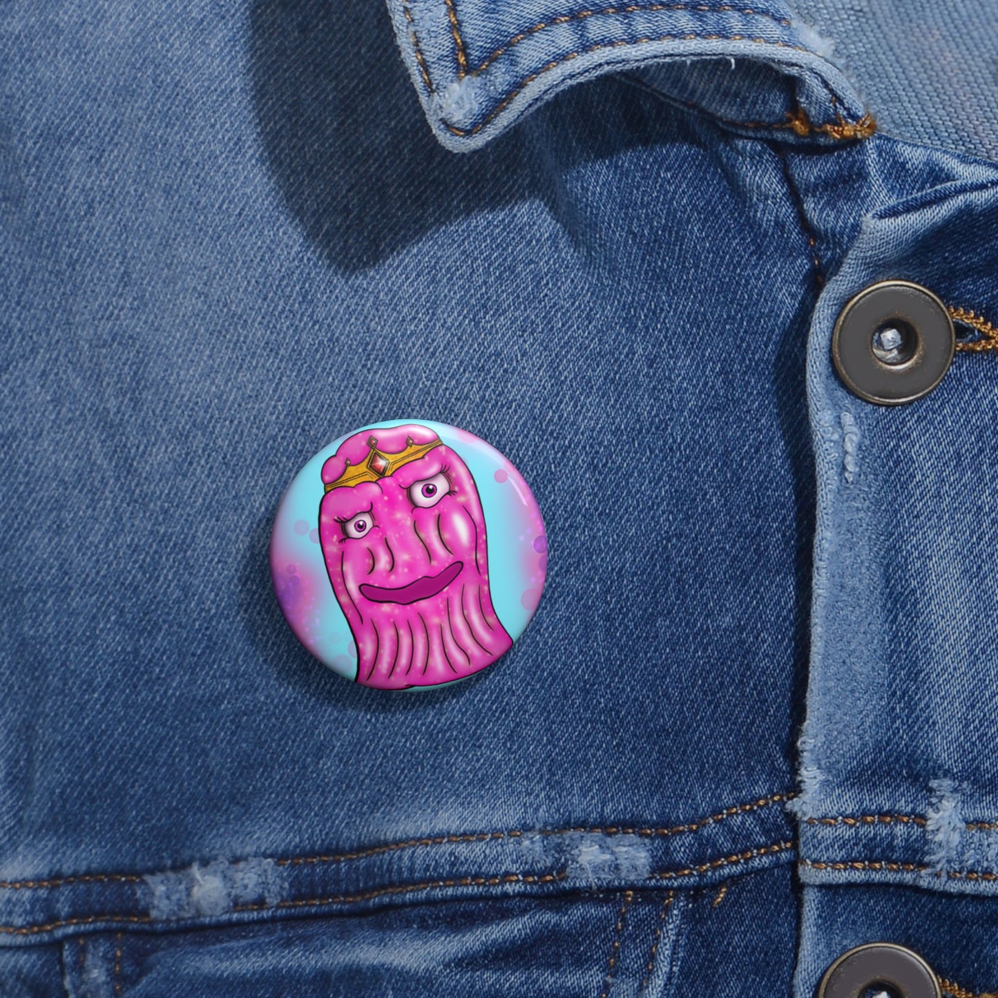 Slime Princess Pin Button — Sentient Slime