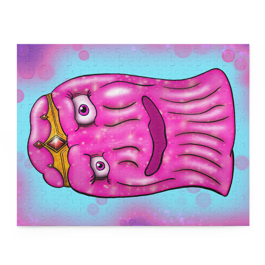 Sentient Slime Princess Puzzle — Whimsical 120/252/500-Piece Jigsaw for Kids & Gift