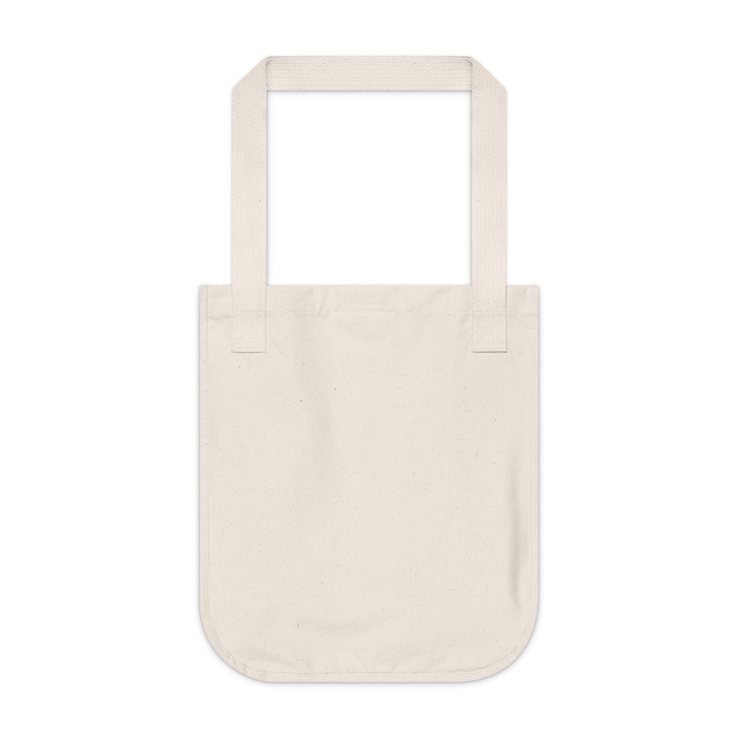 Tote — Green Grinning Monster Canvas Tote (Organic)
