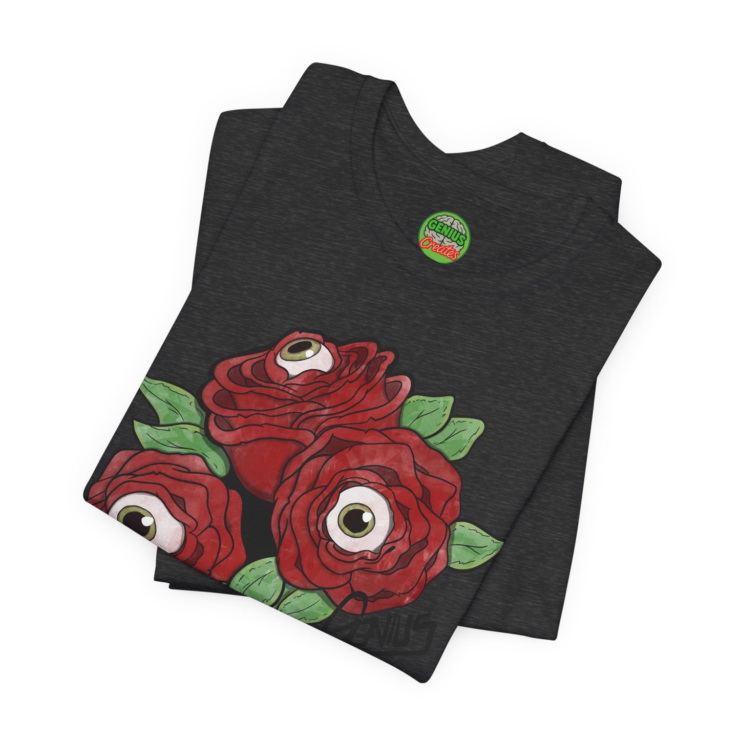 "Unblinking Roses" Eyeball Roses Graphic T-Shirt