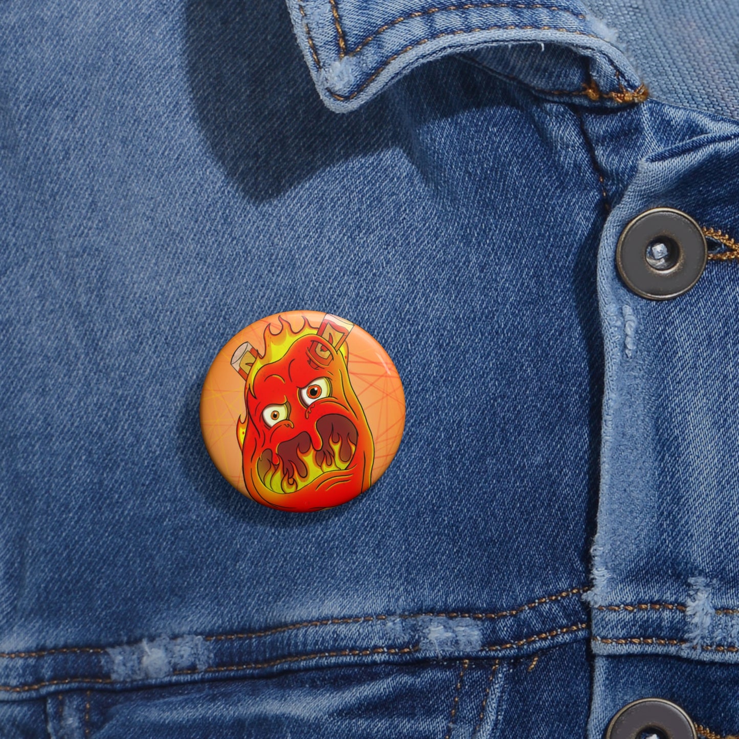 Hot sauce slime - funny slime pin